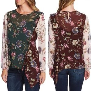 Vince Camuto Multicolor Floral Blouse